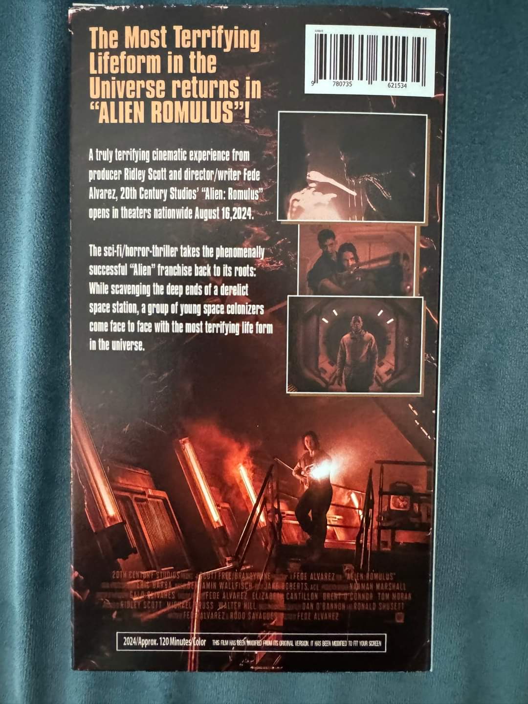 Image for Alien: Romulus movie scene VHS tape footage leaked online!